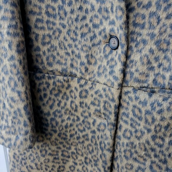Old Navy Leopard Print Long Line Cardigan Coat, Women's S - Picture 3 of 13